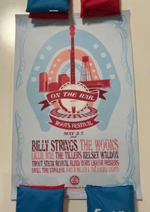On The Rail Roots Festival Poster BLUE 2nd EDITION  Billy Strings 23/75  11"x17" - Picture 1 of 3