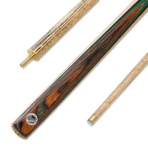 PRO147 PRO MATCH Emerald 2 Piece Matching Ash Snooker Pool Cue 9.5mm Tip - Picture 1 of 6