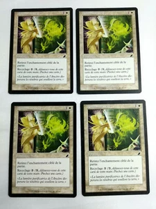 Mtg Magic Playset 4x Sanitizing Wipe Clean Scourge Vf Excellent Condition - Picture 1 of 2