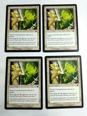 Mtg Magic Playset 4x Sanitizing Wipe Clean Scourge Vf Excellent Condition - Image 1 of 2