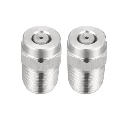 UXCELL Pressure Washer Nozzle, 1/4NPT Spray Tip 2pcs (0 Degree, 1.2mm Orifice Diameter)