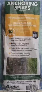 Dimex 8 Inch Nylon Anchoring Spikes 10 Pack 1984-10 - Picture 1 of 2