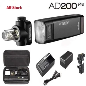 Godox AD200Pro TTL Flash 2.4G 200Ws HSS 1/8000s Pocket Flash 0.01-1.8s Recycling - Picture 1 of 12