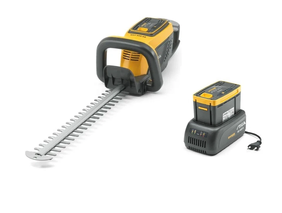 STIGA SHT 500AE KIT - AKKU Heckenschere Schere inkl. Akku 48V 2AH & Ladegerät
