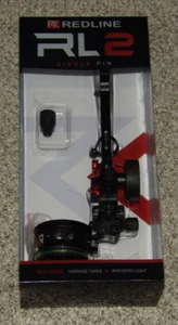 New Redline RL2 Adjustable 1 Single Pin Bow Sight- LEFT Handed .019 Pin Size - Picture 1 of 6