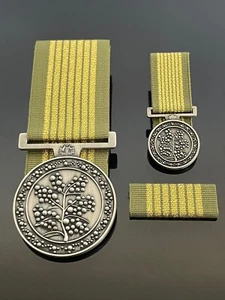 National Emergency Medal Set (No Clasps) | Court Mounted | Full Size, Mini + Rib - Picture 1 of 4