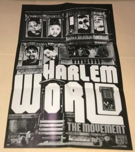 Mase Harlem World The Movement album foldout poster NO CD NO DISC NO CASE - Picture 1 of 3