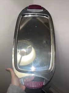 Alessi Vassoio Raro 1980 Memphis Design Achille Castiglioni Modernariato - Foto 1 di 5