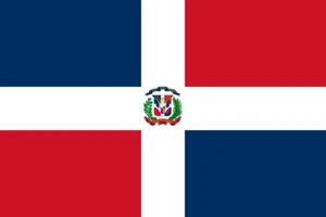 Dominikanische Republik 6'x10' Flagge Neu Indoor Outdoor mit Wappen in der Mitte - Bild 1 von 1