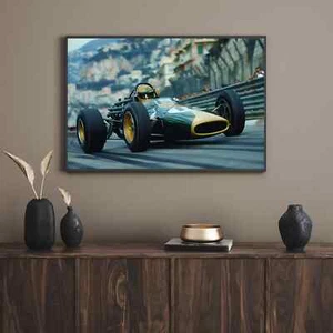 Legendäres Lotus 49B Racing Poster, Classic Formula One Art - Bild 1 von 3