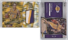 2015-16 Panini Spectra Freshman Fabrics Gold Prizm /10 Marcelo Huertas Rookie RC