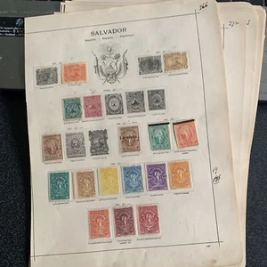 El Salvador Collection Fine Mint Hinged & Used on Pages - Picture 1 of 22