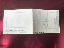 Original Autograph GIUSEPPE MINAUDO-Ex-Inter/Ancona/Atalanta/Udinese-IN PERSON