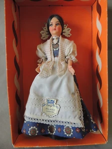 Vintage doll Eros Milano Lombardia Italy Traditional folk costume - Picture 1 of 12