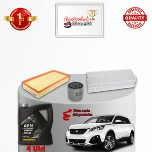 Kit Inspección Filtros Y Aceite Peugeot 5008 II 1.2 Puretech 96KW 130CVA 2017- > - Imagen 1 de 1