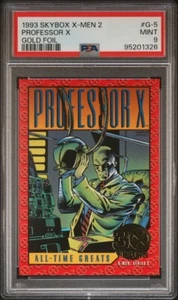 1993 Skybox X-Men Series 2 - Professor X Gold Foil - PSA 9 - Card G-5 - 30 Years - Bild 1 von 3