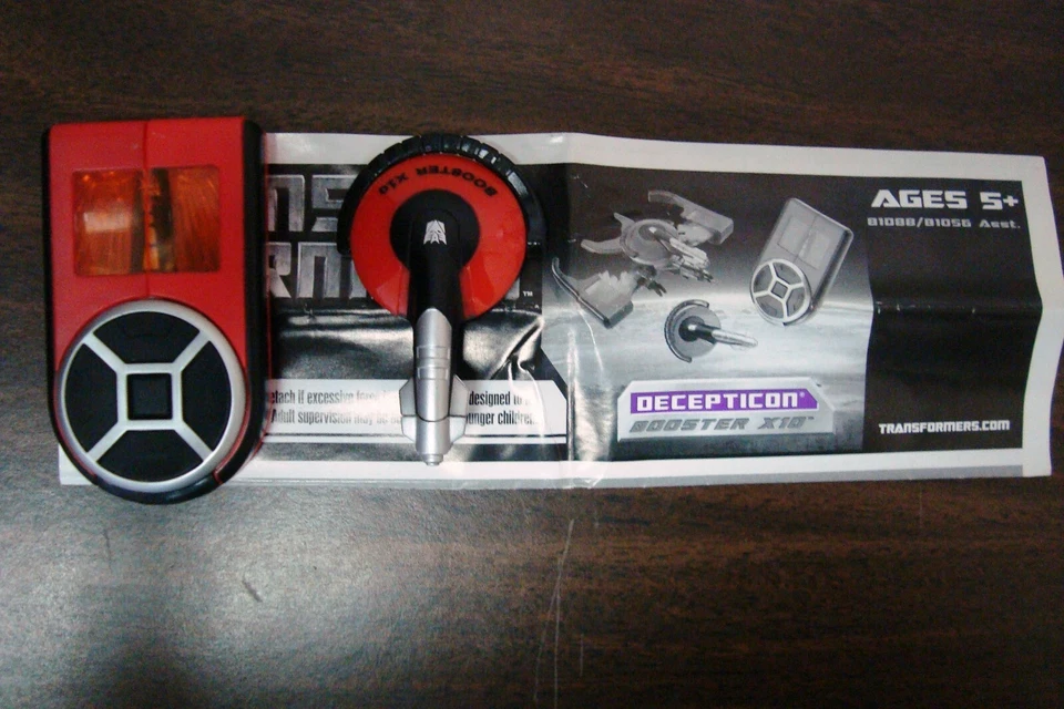 TRANSFORMERS REAL GEAR ROBOTS BOOSTER X10 DECEPTICON USED 100% - Image 1 of 1