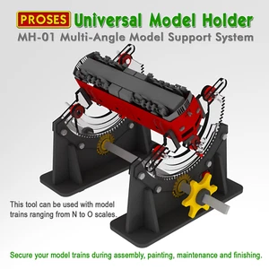 NEW! Proses MH-01 Multi-Angle Scale Model & Model Train Cradle /Holder - Foto 1 di 8