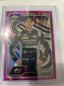 2024 Topps Chrome F1 Fuchsia Lava #69 Joshua Dufek 106/225 - Picture 1 of 2