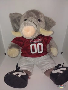 UNIVERSITY OF ALABAMA FOOTBALL Build A Bear Full Size elephant plush VHTF RARE - Picture 1 of 2