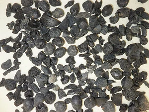 Black Indochinite Tektite Stone 1 to 15 gram size Small Pieces 90 gram Lot - Picture 1 of 9