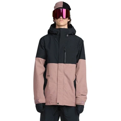 Volcom L Insulated Gore-Tex Men's Winter Jacket, Mauve, Large - Image 1 of 4