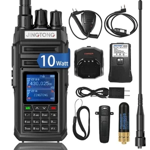 JT-3988 ham Radio Walkie Talkie 10Watt Handheld Dual Band Two Way radios Long... - Picture 1 of 7