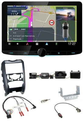 Kenwood Bluetooth DAB TMC 2DIN Lenkrad USB Navigation für Mini Cooper 06-14 Park - Bild 1 von 4