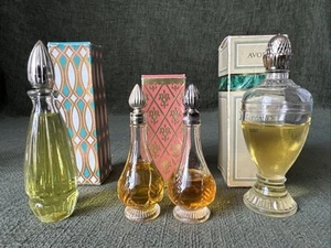 Vintage Avon Cologne Bundle X4- Unforgettable Elegance Lilly Of The Valley EM488 - Picture 1 of 7