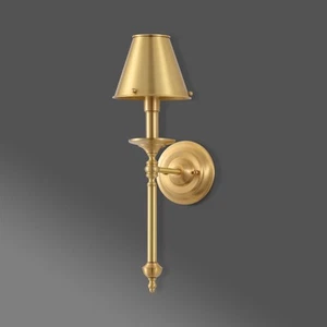 Brass Wall Sconce Modern Gold Bathroom Wall Lighting Vanity Light Fixtures So... - Picture 1 of 8