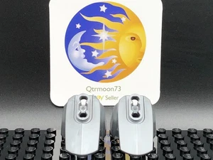LEGO Brand Hero Factory Armor presa giunto a sfera 90640 taglia 4 argento piatto (coppia) - Foto 1 di 5