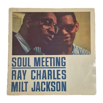 RAY CHARLES & MILT JACKSON 'Soul Meeting' 12" Vinyl LP Record Record MONO - Image 1 of 4