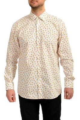 Hugo Boss Men's "Valerio" Modern Fit Floral Print Dress Shirt US 15 IT 38 - Image 1 of 4
