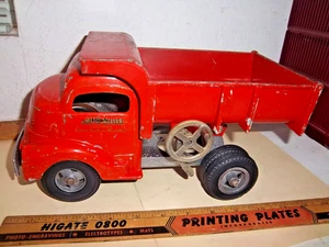Vintage 1950's Smith-Miller Calif. Smitty Toys GMC Dump Truck w/ Tilt Bed - Picture 1 of 4