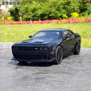 1:32 Dodge Challenger Hellcat Model Toy Sports Car Vehicle Diecast Sound Light - Picture 1 of 16