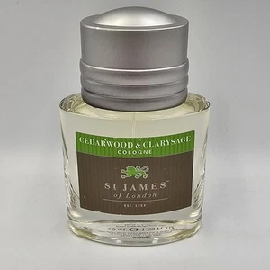 St. James of London Cologne Cedarwood & Clarysage 1.69 Fl Oz - Picture 1 of 2
