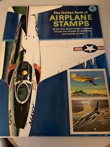 1978 Golden Book of Airplane Stamps 1966 Edition. Half Completed. See Pics! - Picture 1 of 7