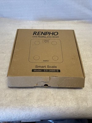 Báscula de baño digital corporal de peso inteligente RENPHO Bluetooth Modelo: ES-26BB-B Foto 1 de 4