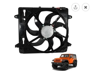 Conjunto de ventilador de refrigeración del radiador Dilomber para Jeep Wrangler 2012-2017 - Imagen 1 de 16