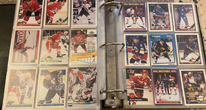 Vintage Hockey Card Lot Huge Collection 800+ Cards 1990-1991