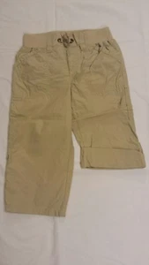 EUC The Children's Place Girls Tan Capri Pants sz 8 - Picture 1 of 2