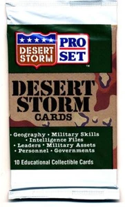 1991 Pro Set Desert Storm Trading Card Packs (2) - Picture 1 of 4