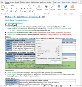 CPA Digital Finance 1st Ed - Distinction Notes & Index S1 2024 SOFT COPY - Picture 1 of 5