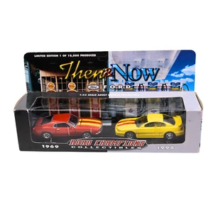 Road Champs Then & Now Series Limited Edition 2 Ford Mustang Set - 1:43 Scale - Picture 1 of 6