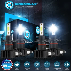 H7+H7 Combo LED Headlight Hi/Lo Beam Kit for VW Jetta 2006-2018 Passat 2002-2013 - Picture 1 of 12