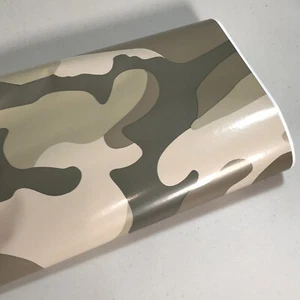 12" x 60" Desert Camo Car Vinyl Wrap Auto Sticker Decal Film for Vehicle Laptops - Picture 1 of 4