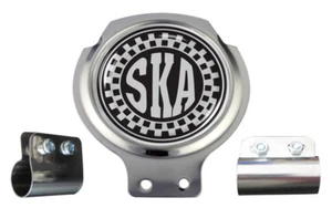 SKA Black & White Design Scooter Bar Badge - FREE BRACKET & FIXINGS - Picture 1 of 2