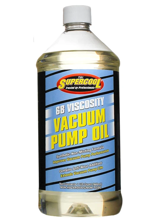 TSI Supercool Vacuum Pump Oil, Synthetic, 32 Oz., Clear (V32)