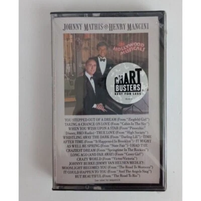 Johnny Mathis and Henry Mancini The Hollywood Musicals Cassette New Sealed - Image 1 of 2