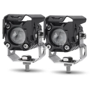 2PC LED Spot Light White Yellow Motorcycle Headlight Driving Fog Pod SUV UTV ATV - Picture 1 of 9